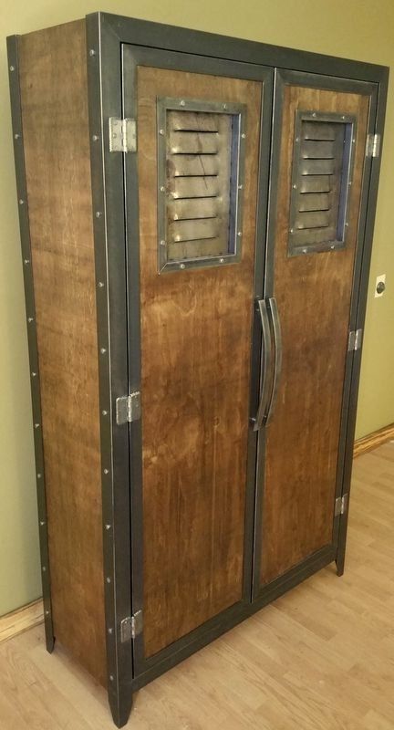 Industrial Style Wardrobes Pertaining To 2017 Industrial Locker 046 Industrial Style Furniture By (View 2 of 15)