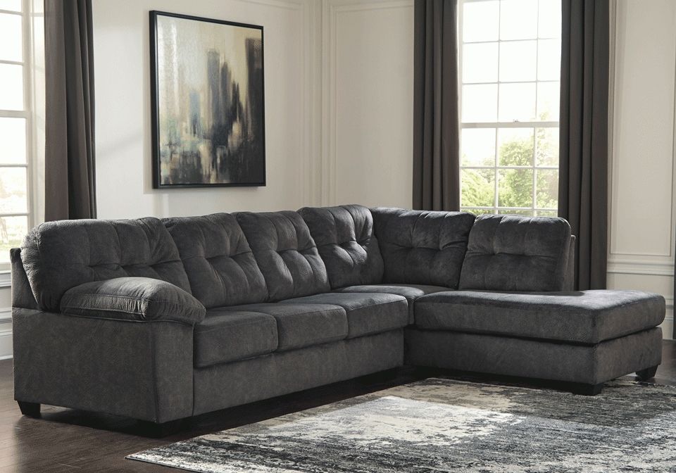 Latest Evansville In Sectional Sofas Throughout Accrington Granite 2pc. Raf Sleeper Sofa Sectional (Photo 10 of 10)