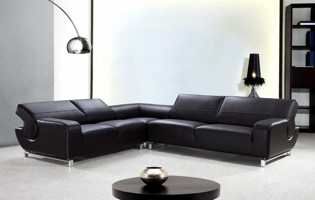 Leather L Shaped Sectional Sofas In Best And Newest Modern L Shaped Couch Modern Sectional Sofas For Small Spaces (View 2 of 10)