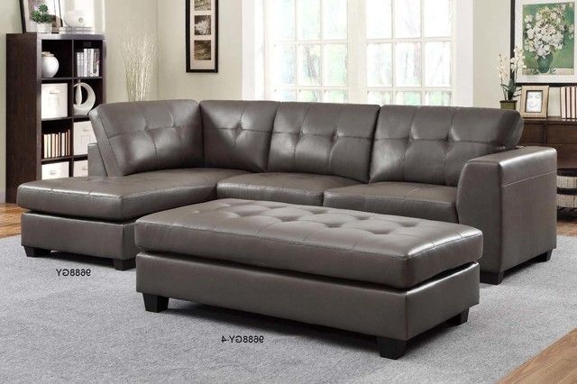 Leather Sectional Sofas With Chaise Intended For Well Liked Fantastic Small Leather Sectional Sofas Homelegance Modern Small (View 14 of 15)