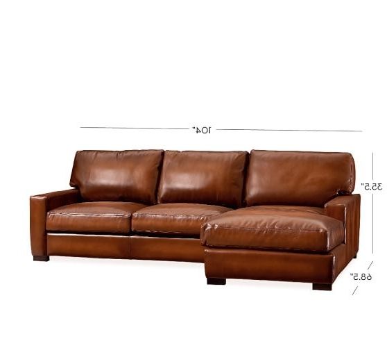 Leather Sofas With Chaise Throughout Newest Creative Of Leather Sofa With Chaise Turner Square Arm Leather (View 8 of 15)