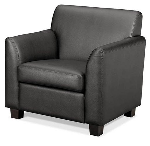Lounge Sofas And Chairs Inside Most Up To Date Hon Basyx Series Leather Lounge Seating – Club Chair (Photo 8 of 10)