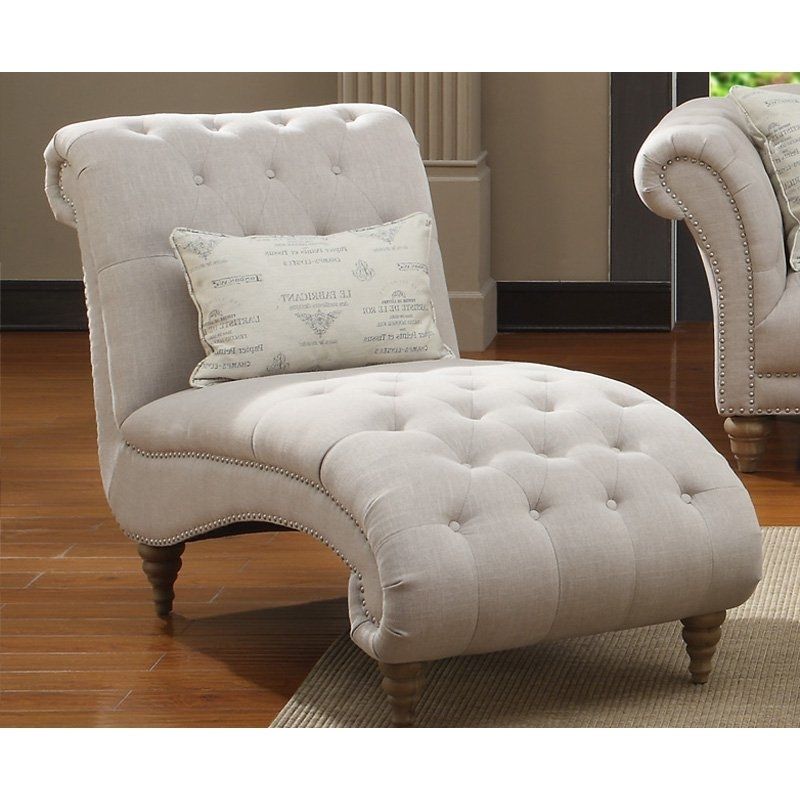 Featured Photo of 15 Best Collection of Fabric Chaise Lounge Chairs