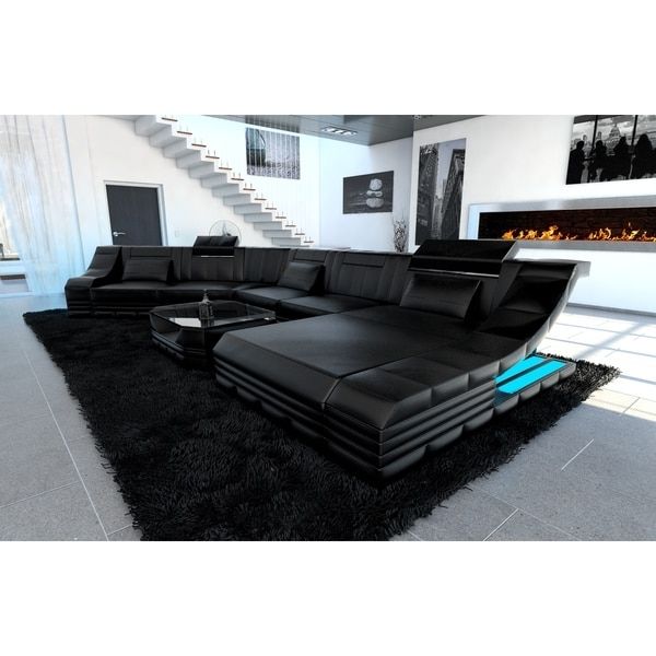 Luxury Sectional Sofa New York Cl Led Lights – Free Shipping Today Within Current Luxury Sectional Sofas (Photo 1 of 10)
