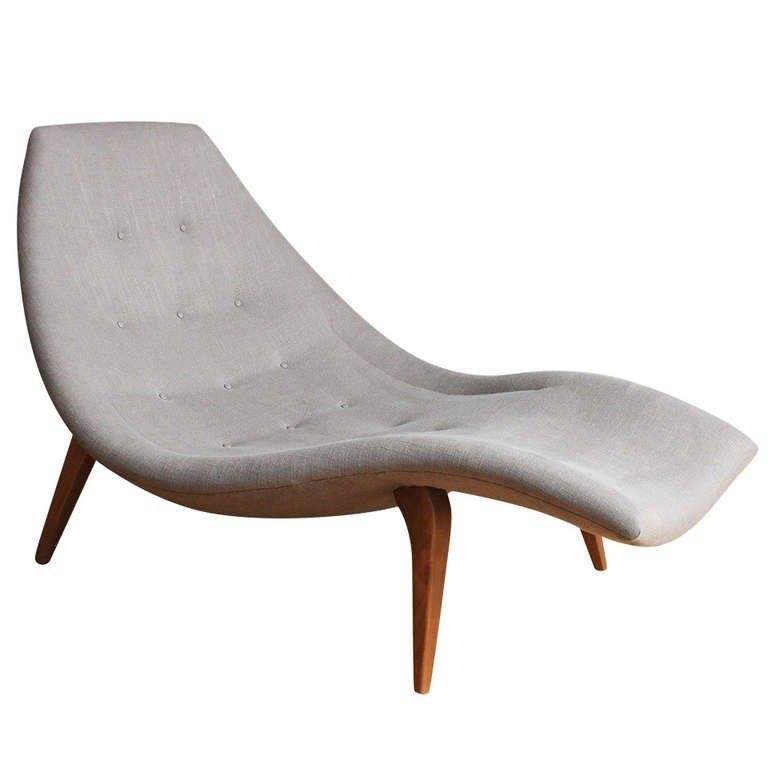 Mid Century Modern Chaise Lounges Throughout Widely Used Mid Century Modern Chaise Lounge In The Style Of Adrian Pearsall (View 1 of 15)