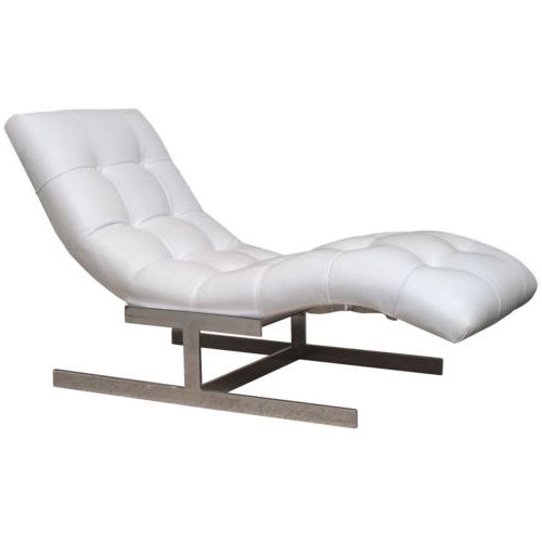 Milo Baughman Chaise Lounge Recliner Wave Chaise Eames Era Herman In Trendy Chaise Lounge Recliners (View 15 of 15)