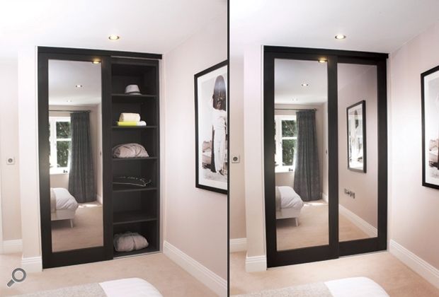 Mirror Design Ideas: Aspen Solid Mirror Wardrobe Doors Wood Range In Favorite Dark Wood Wardrobes With Mirror (View 1 of 15)