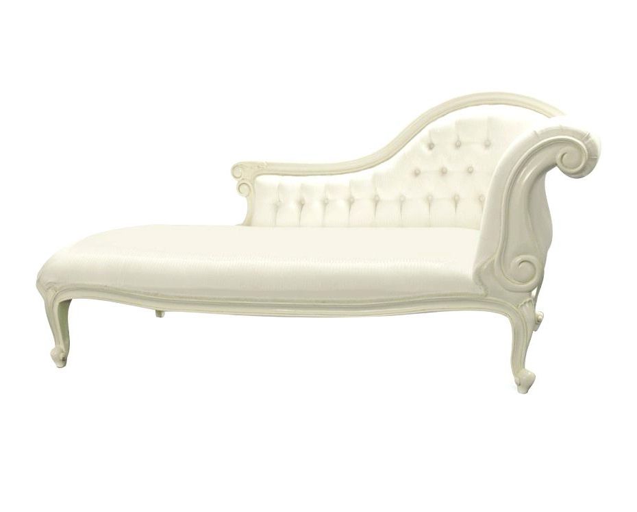 Modern White Chaise Lounge – Airdreaminteriors Within Best And Newest White Chaise Lounge Chairs (View 6 of 15)