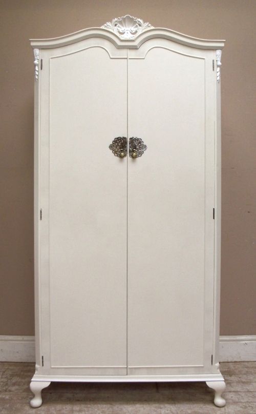 Most Current Cheap Vintage Wardrobes Regarding If1898d Vintage Painted Wardrobe – C (View 4 of 15)