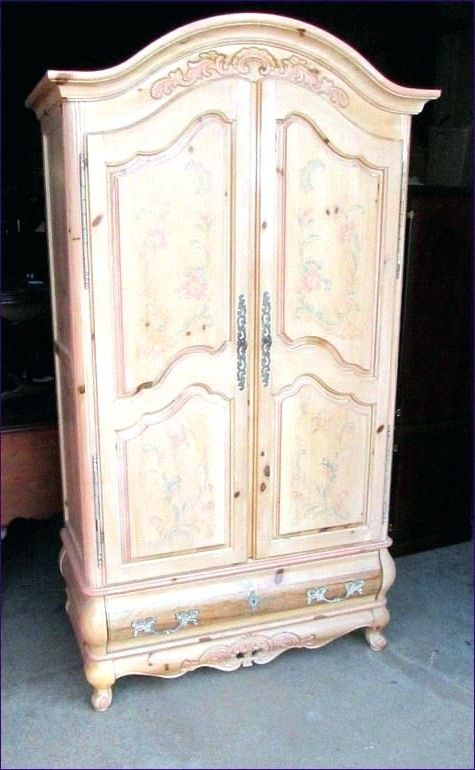 Most Current French Wardrobe Armoire Outstanding Antique Shabby Chic French With Regard To Shabby Chic Wardrobes For Sale (View 14 of 15)
