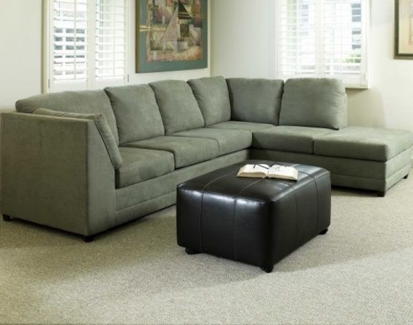 Most Current Green Sectional Sofas With Chaise Throughout Sectional Sofas : Olive Green Sectional Sofa – Green Sectional (Photo 2 of 10)