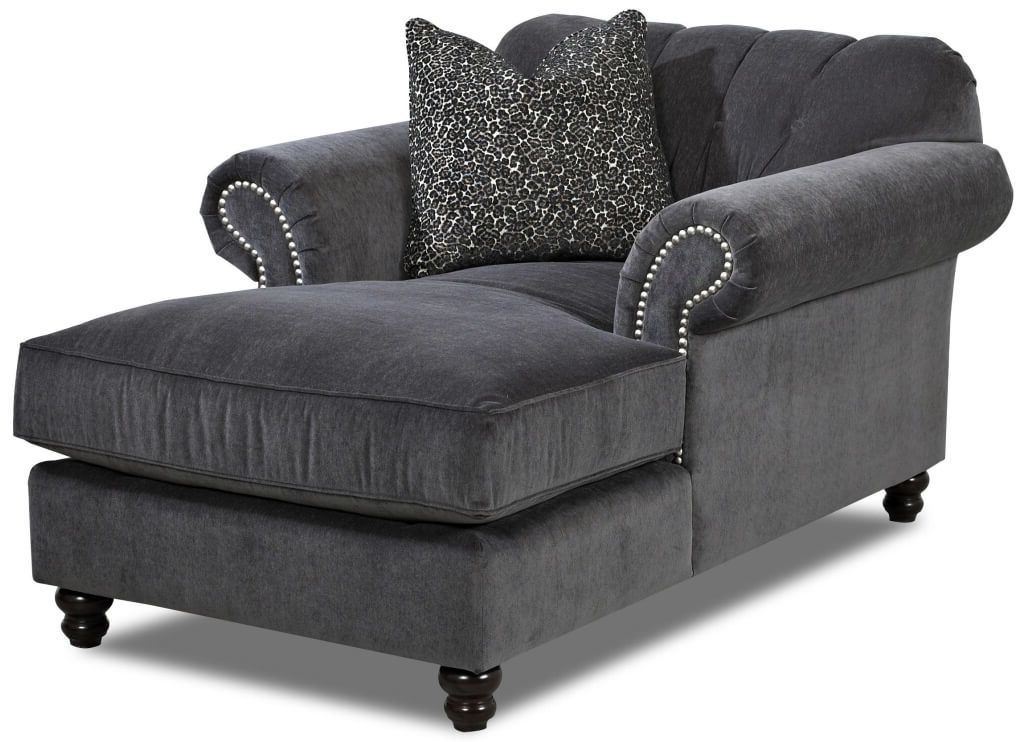 Most Current Wonderful Grey Chaise Lounge Chair Designs Dreamer Grey Chaise In Within Gray Chaise Lounge Chairs (View 4 of 15)