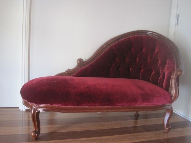 Most Popular Vintage Chaise Lounges For Wonderful 375 Best Antiquenewchaise Lounges Images On Pinterest (View 14 of 15)