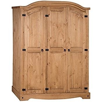 Most Recently Released Corona Wardrobes With 3 Doors For Mercers Furniture Corona 3 Door Arch Top Wardrobe: Amazon.co (View 12 of 15)