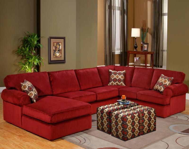 Most Recently Released Red Sectional Sofa Be Equipped Red Leather Sectional Sofa With With Red Leather Sectionals With Chaise (View 1 of 10)