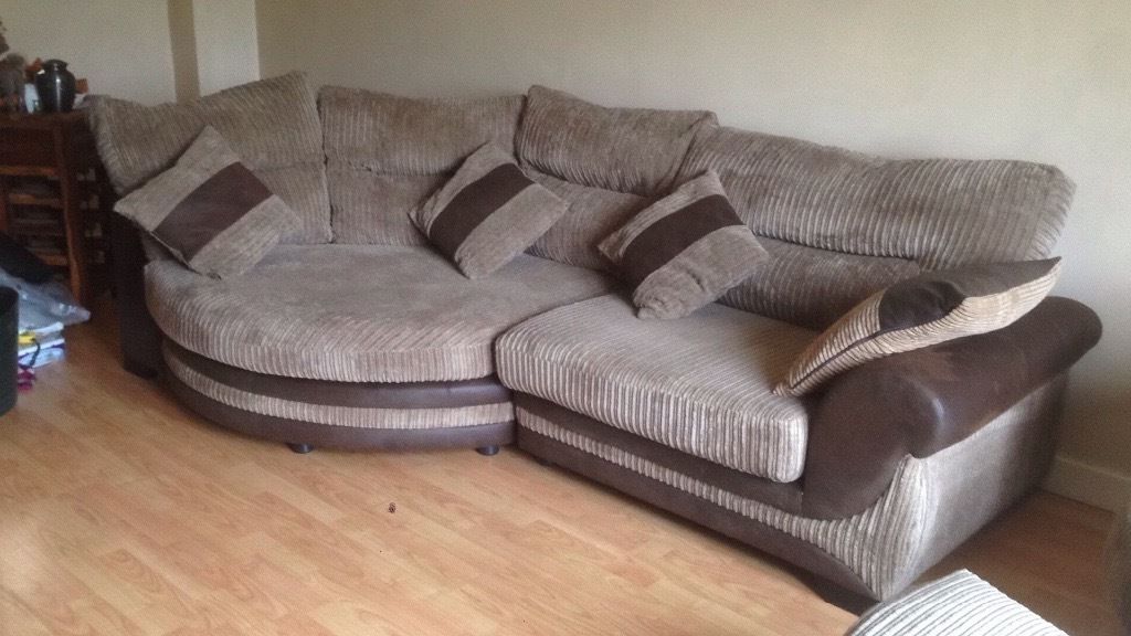 Most Up To Date Open To Offers Corner Cuddle Sofa, Large Swivel Chair & Footstool With Sofas With Swivel Chair (Photo 1 of 10)