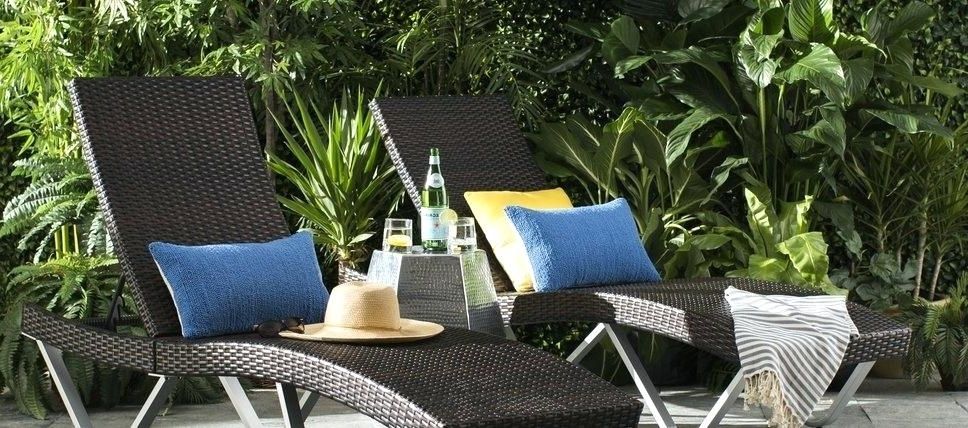 Most Up To Date Outdoor Lounge Chairs Patio Chaises From Outdoor Lounge Furniture Within Patio Chaises (View 5 of 15)