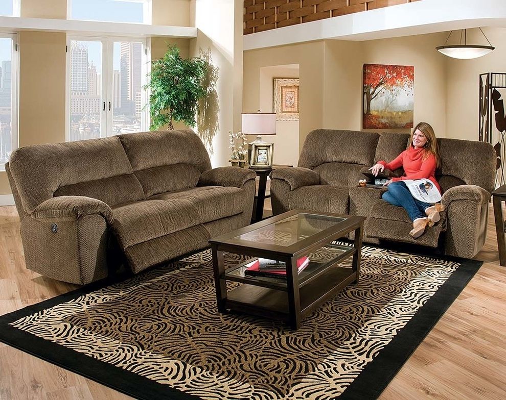 Most Up To Date Overstuffed Sofas And Chairs For Dazzling Reclining Loveseat In Family Room Columbus With Arm Rest (View 8 of 10)