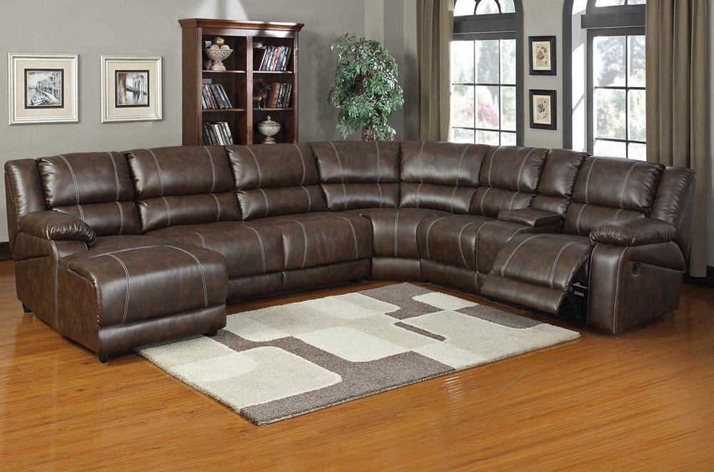 Most Up To Date Sofa Beds Design: Popular Unique Leather Sectional Sofa With Power Throughout Reclining Sofas With Chaise (Photo 13 of 15)