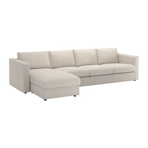 Newest 4 Seat Sofas In Vimle 4 Seat Sofa – With Chaise Longue/gunnared Beige – Ikea (Photo 4 of 10)
