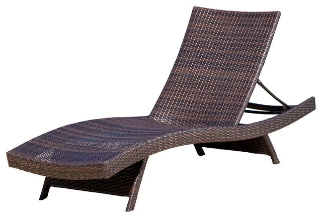 Newest Chaise Lounge Chairs For Outdoor Throughout Garden : Transitional Outdoor Chaise Lounges Lounge Chairs Garden (Photo 3 of 15)
