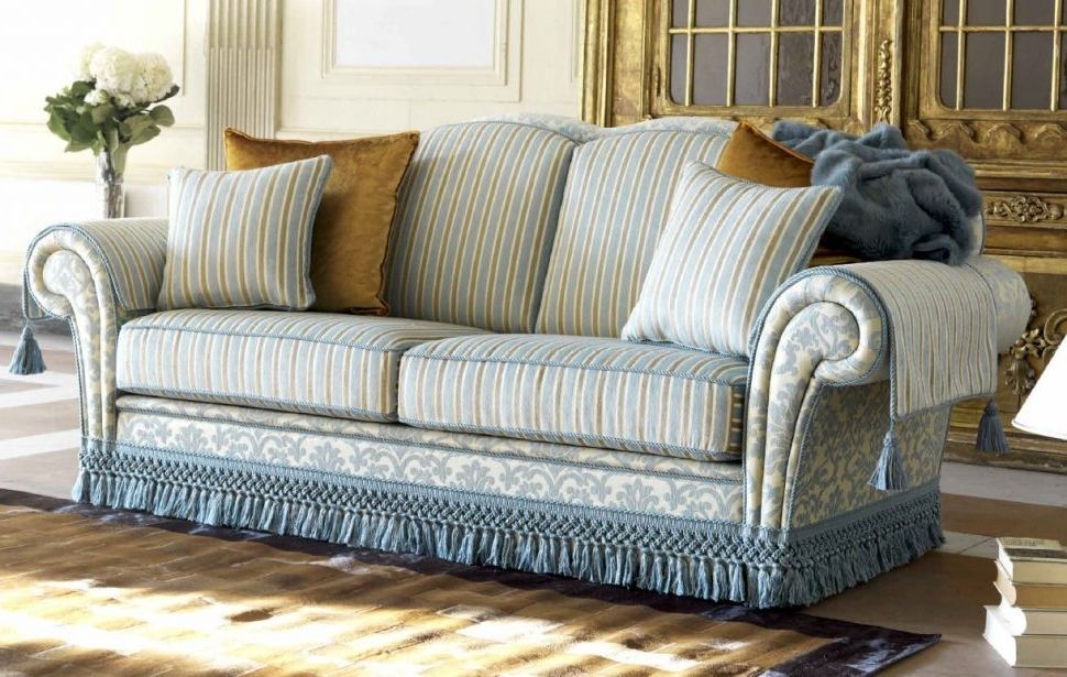 Newest Cottage Style Sofas And Chairs For Sofa : Cottage Chairs Chaise Sofa Farmhouse Style Leather Sofa (Photo 4 of 10)