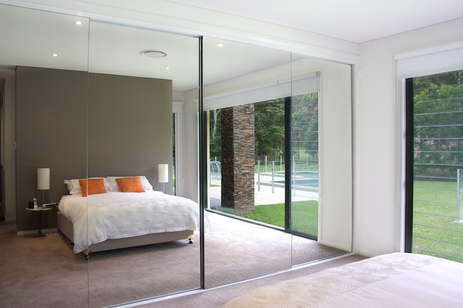 Newest Full Mirrored Wardrobes In Mirror Design Ideas: Awesome Large Sliding Mirror Wardrobe Doors (View 11 of 15)
