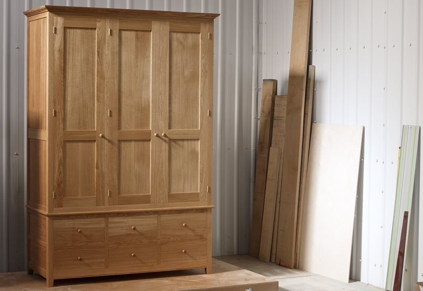 Oak Wardrobes With Drawers And Shelves In Well Liked Matthew Wawman – Cabinet Maker (View 6 of 15)