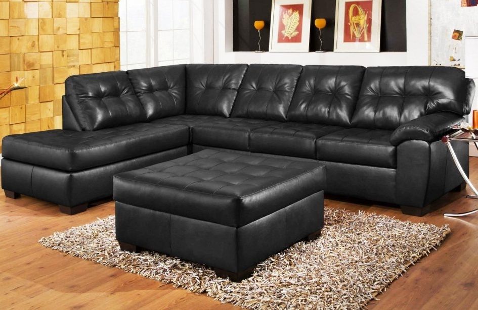 Oversized Sectionals Small Leather Sectional Small L Shaped Couch Inside Well Known Leather L Shaped Sectional Sofas (View 10 of 10)