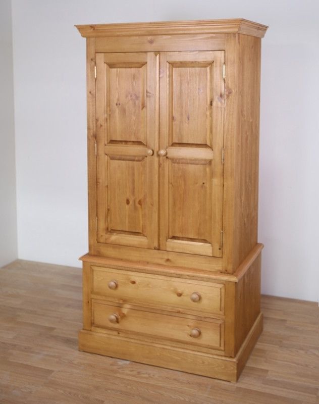 Pine Wardrobes With Drawers With Most Current The Amazing Simple Pine Wardrobes – Goodworksfurniture (View 4 of 15)