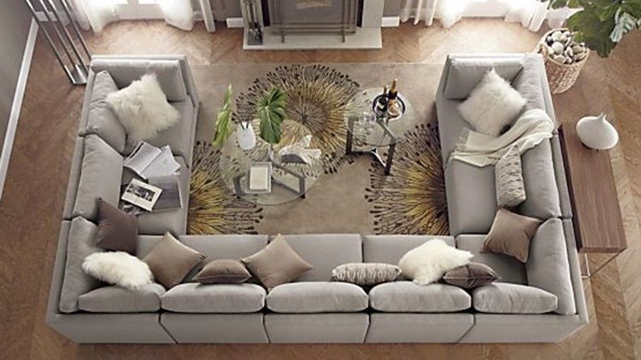Featured Photo of 10 Collection of Huge U Shaped Sectionals