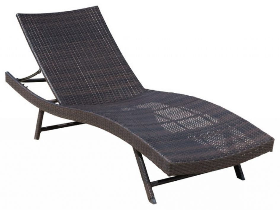 Featured Photo of The Best Eliana Outdoor Brown Wicker Chaise Lounge Chairs