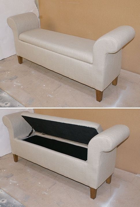 Popular Storage Chaise Lounges Pertaining To Nicky Cornell – Storage Bed End Chaise Longue Stool H700mm D440mm (View 4 of 15)