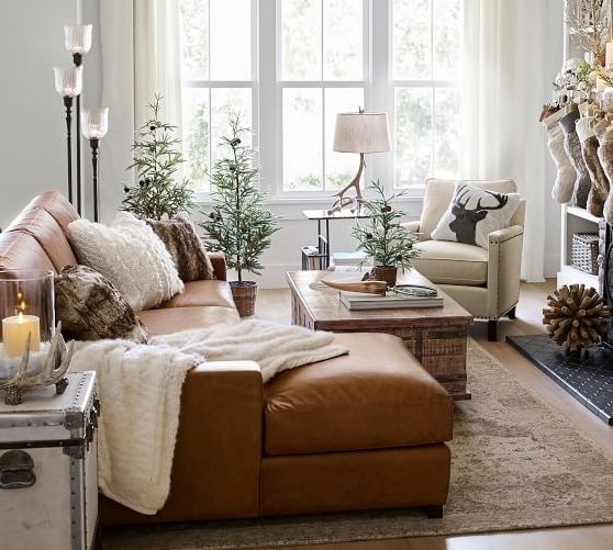 Pottery Barn For Leather Sofas With Chaise (View 14 of 15)