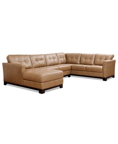 Preferred Macys Sectional Sofas For Macys Leather Sectional Sofa Martino 3 Piece Chaise Beach House (View 4 of 10)