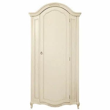 Provence Cream 1 Door French Wardrobe Armoire (View 1 of 15)