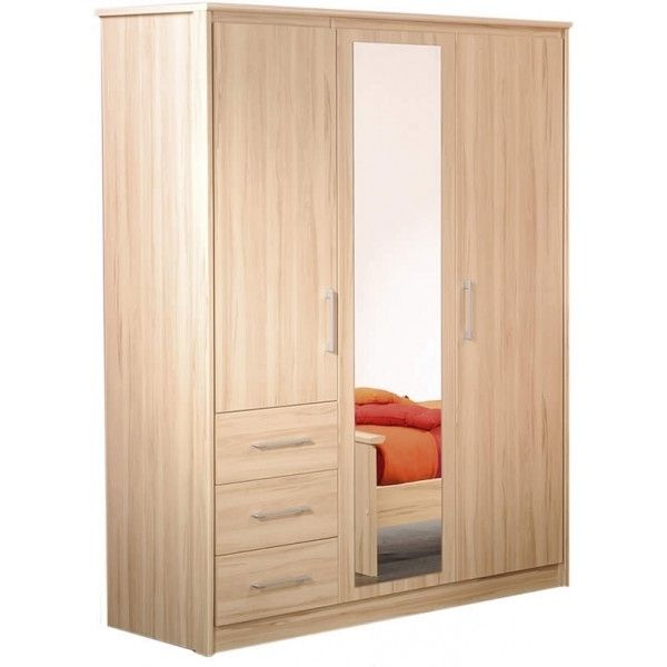 Recent Mirror Design Ideas: Advantages Room Three Door Wardrobe With Throughout 3 Doors Wardrobes With Mirror (View 9 of 15)