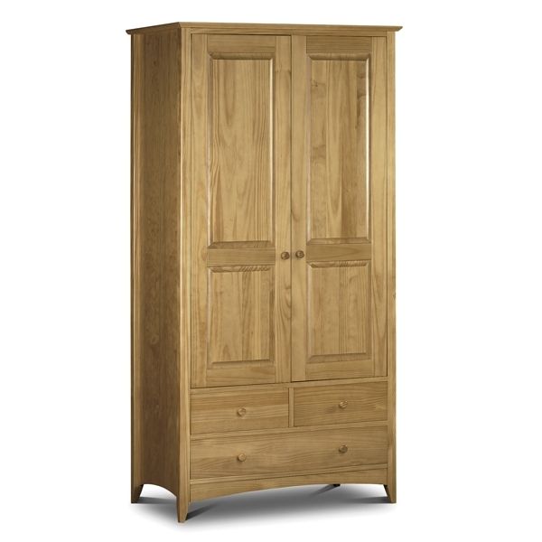 Recent Wardrobe With Drawers From Our Kendal Pine Furniture Range Within Double Pine Wardrobes (View 5 of 15)