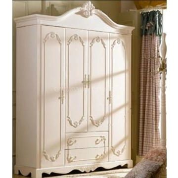 Recent White Vintage Wardrobes Throughout French Style Vintage White Wood Armoire Manufacturer From (View 13 of 15)