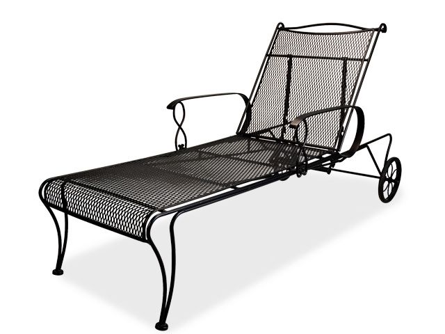 Recent Wrought Iron Outdoor Chaise Lounge Chairs Within Awesome Wrought Iron Chaise Lounge 1222839 Rialto Wrought Iron (Photo 5 of 15)