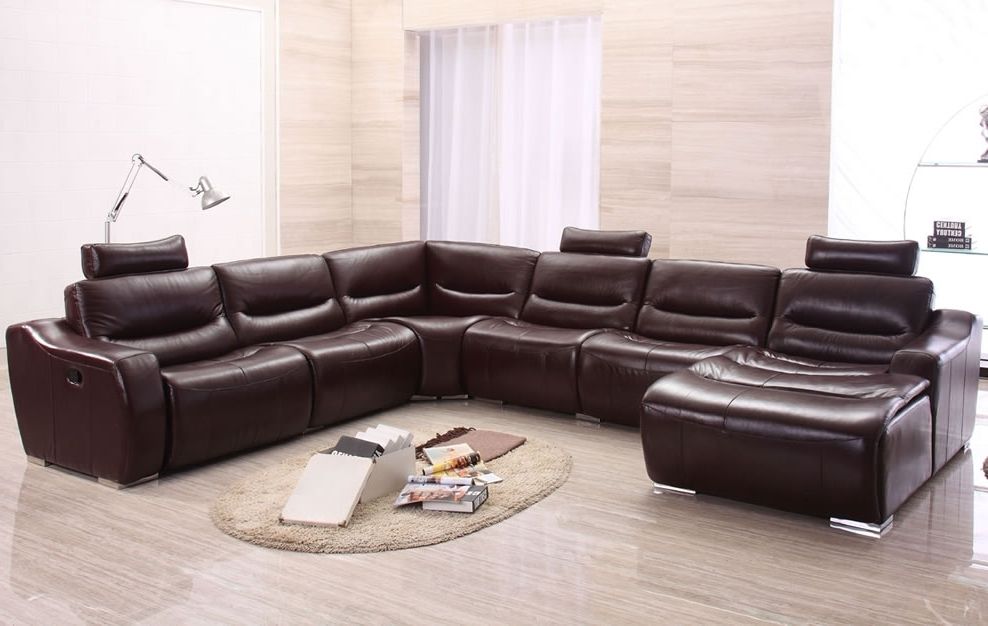 Reclining U Shaped Sectionals In Fashionable Enchanting Sofa Art Together With Leather U Shaped Sectional Sofa (View 1 of 10)