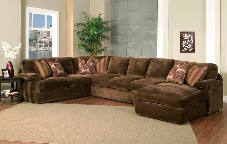 Sectional Sofa Design: Decorative Sectional Sofa Oversized Chaise With Trendy Oversized Sectionals With Chaise (View 1 of 15)