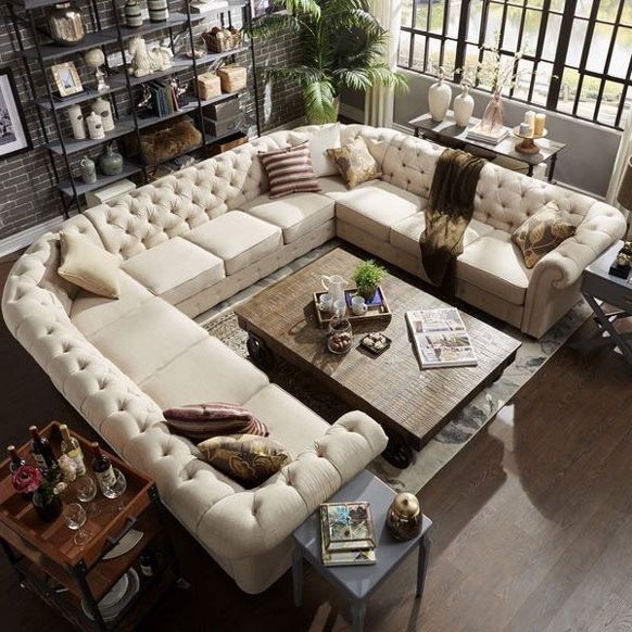 Sectional Sofa. Excellent Design Of Large U Shaped Sectional Sofas In Recent Huge U Shaped Sectionals (Photo 4 of 10)