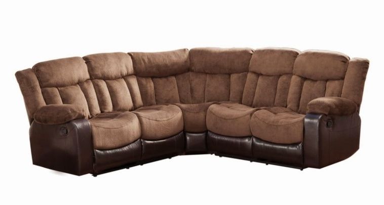 Sectional Sofas With High Backs For Favorite Entranching Furniture Brown Leather High Back Sectional Recliner (View 4 of 10)