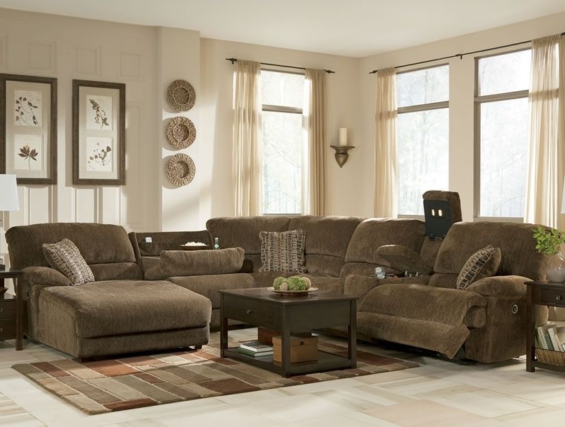 Sectional Sofas With Recliners And Chaise Throughout Widely Used Sectional Sofa Design: Sectional Sofas With Recliners And Chaise (View 4 of 15)