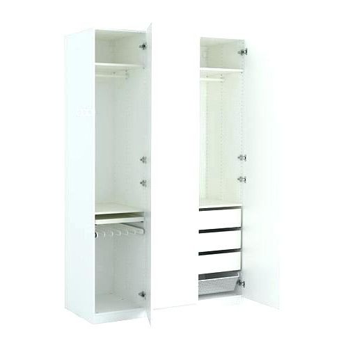 Single White Wardrobes With Mirror For Well Liked Ikea Pax Wardrobe Mirror Doors Wardrobe With Mirror Door Single (View 15 of 15)