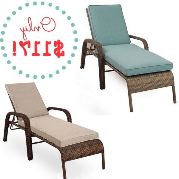 Sonoma Wicker Chaise Lounge Chair Only $117 (reg $400 (Photo 1 of 15)