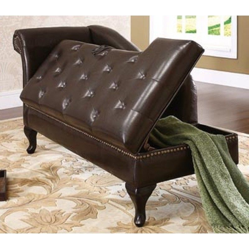 Storage Chaise Lounge Chair – Foter Inside Trendy Chaise Lounges With Storage (View 3 of 15)