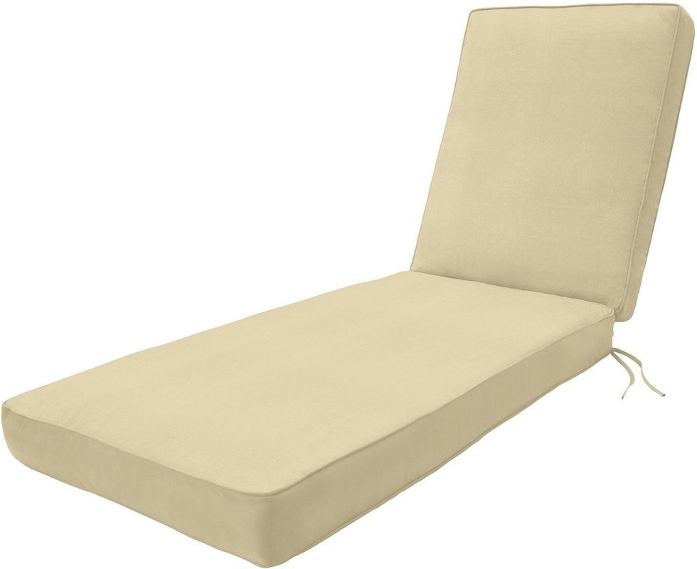 Sunbrella Chaise Lounge Cushions For Trendy Wayfair Custom Outdoor Cushions Double Piped Outdoor Sunbrella (View 5 of 15)