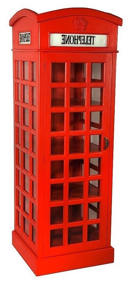 Telephone Box Wardrobes Inside Well Known Telephone Box Cabinet Or Wardrobe. £280 Plus Delivery (View 6 of 15)